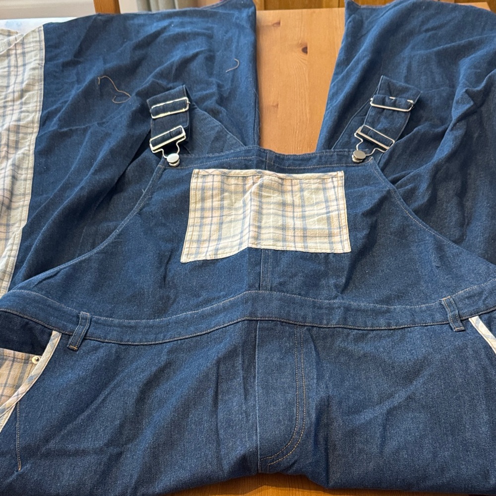 Nwt! Oddi Women's Patchwork Denim Overalls Plus S… - image 3